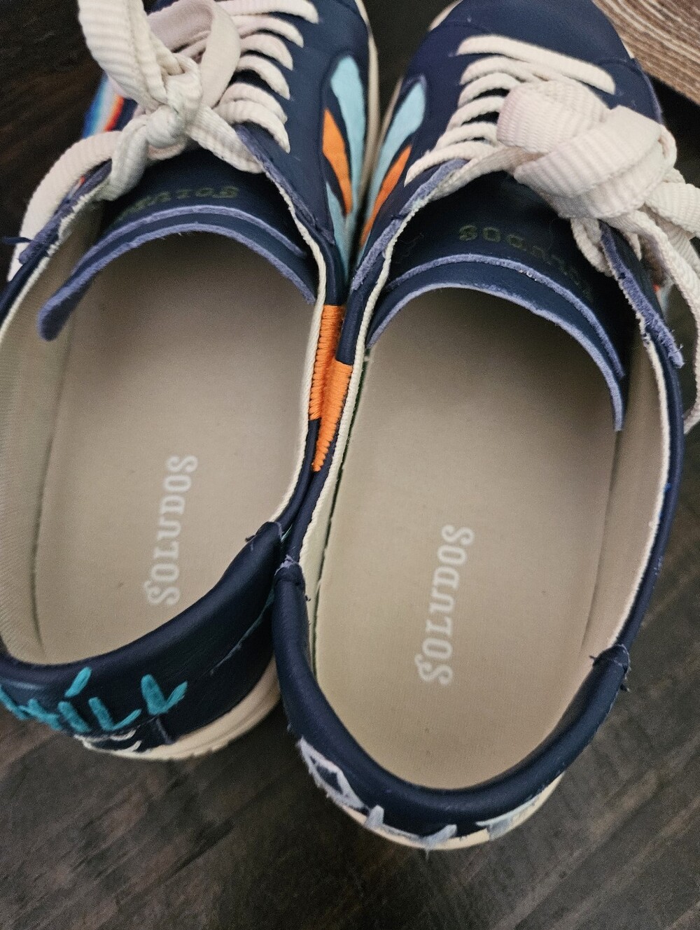 Soludos Leather Ibiza Platform Sneakers - Picture 10 of 12